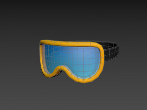 ski goggles 3D-Modell