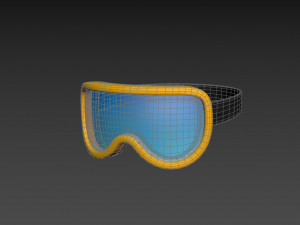 ski goggles 3D-Modell