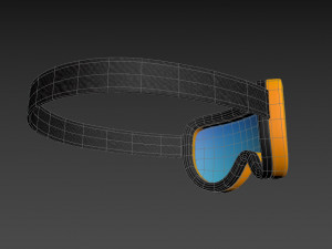 ski goggles 3D-Modell