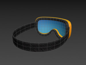 ski goggles 3D-Modell