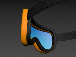 ski goggles 3D-Modell