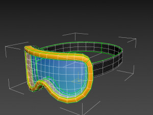 ski goggles 3D-Modell