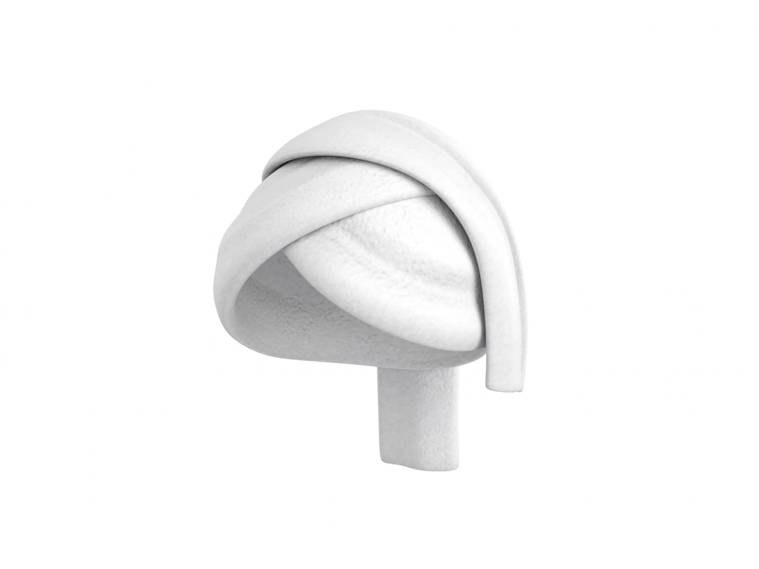 towel hat 3D Model .c4d .max .obj .3ds .fbx .stl .blend 