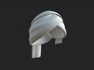 towel hat Modèle 3D