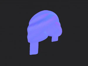 towel hat 3D Model