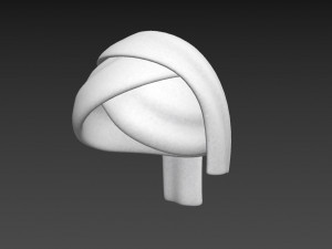 towel hat Modèle 3D