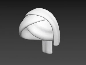 towel hat 3D Model
