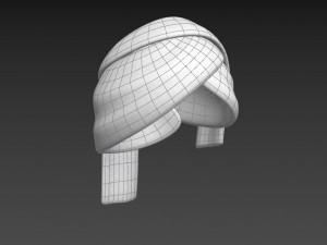 towel hat Modèle 3D