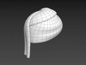 towel hat 3D Model