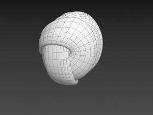 towel hat Modèle 3D