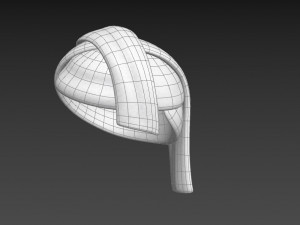 towel hat Modèle 3D