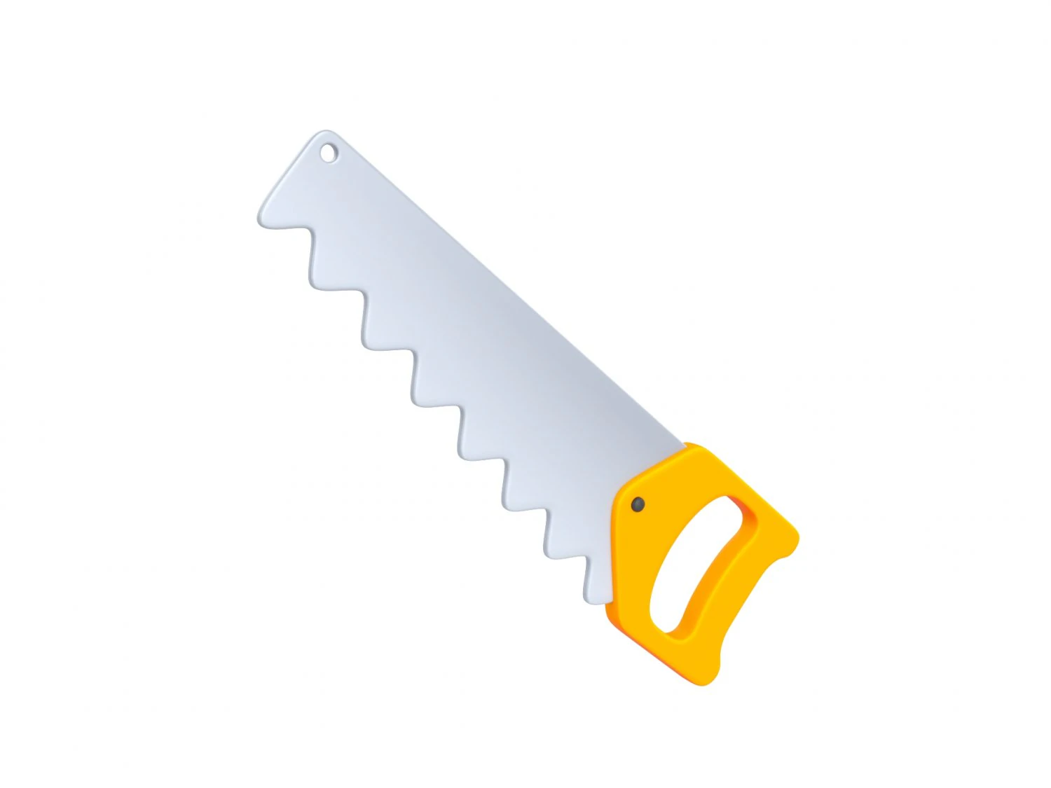 sierra de mano Modelo 3D .c4d .max .obj .3ds .fbx .stl .blend 