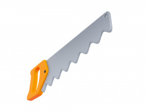 hand saw Modelo 3D