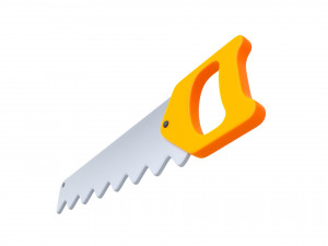 hand saw Modelo 3D
