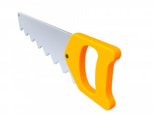 sierra de mano Modelo 3D