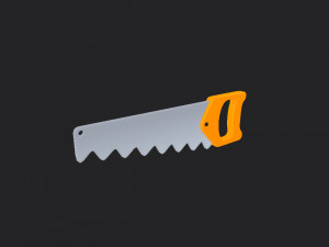 hand saw Modelo 3D