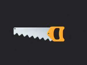 sierra de mano Modelo 3D