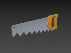 hand saw Modelo 3D