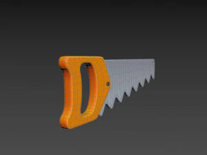 sierra de mano Modelo 3D