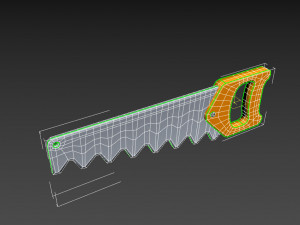hand saw Modelo 3D