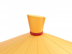 chinese conical hat 3D Model