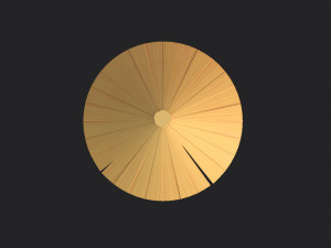 chinese conical hat 3D Model