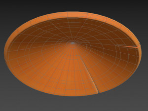 chinese conical hat 3D Model