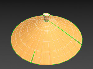 chinese conical hat 3D Model