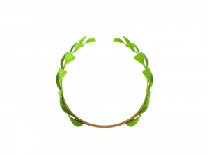 coroa de louros Modelo 3D