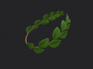 coroa de louros Modelo 3D