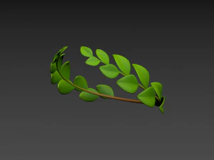 coroa de louros Modelo 3D