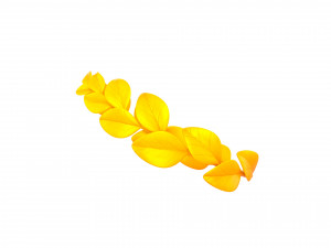 gold laurel wreath 3D 모델