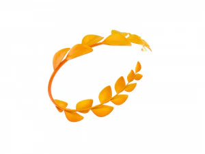 gold laurel wreath 3D Model
