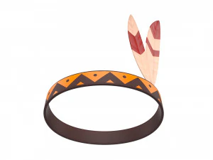 native american headband 3D Model
