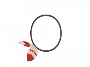 native american headband 3D Model
