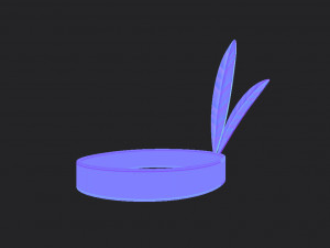 native american headband Modèle 3D