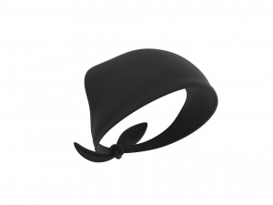 black bandana 3D Model