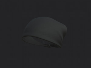 black bandana 3D Model