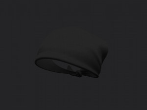 black bandana 3D Model