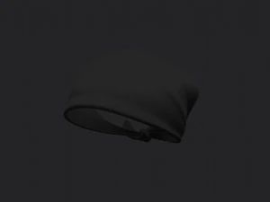 black bandana 3D Model