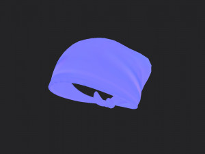 black bandana 3D Model