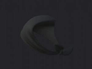 black bandana 3D Model