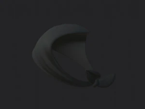 black bandana 3D Model