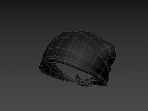 black bandana 3D Model