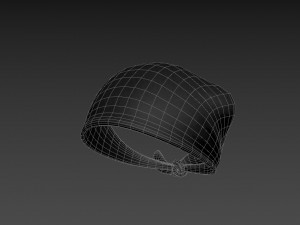black bandana 3D Model