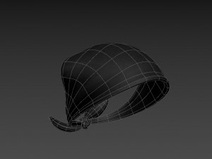 black bandana 3D Model