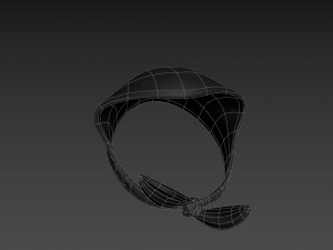 black bandana 3D Model