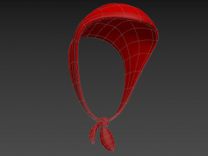 bandanna headdress 3D 모델