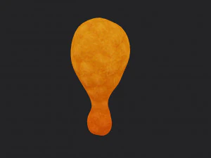 fried chicken 3D Model