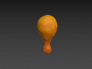 fried chicken Modèle 3D